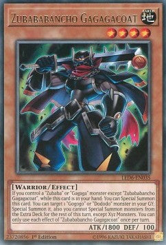 Zubababancho Gagagacoat⁣ - Legendary Duelists: Magical Hero⁣ (Rare)⁣ [035]