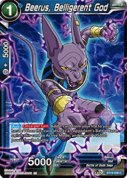 Beerus, Belligerent God⁣ - Realm of the Gods⁣ (Common)⁣ [038]