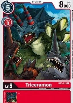 Triceramon (BT5-013)⁣ - Battle Of Omni⁣ (Common)⁣ [BT5-013]