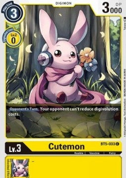 Cutemon (BT5-033)⁣ - Battle Of Omni⁣ (Common)⁣ [BT5-033]