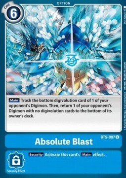 Absolute Blast (BT5-097)⁣ - Battle Of Omni⁣ (Uncommon)⁣ [BT5-097]