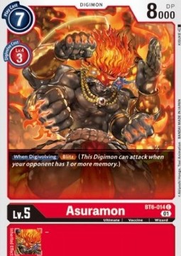 Asuramon (BT6-014)⁣ - Double Diamond⁣ (Common)⁣ [BT6-014]