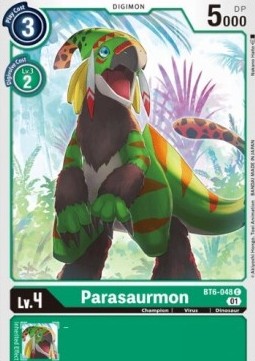 Parasaurmon (BT6-048)⁣ - Double Diamond⁣ (Common)⁣ [BT6-048]