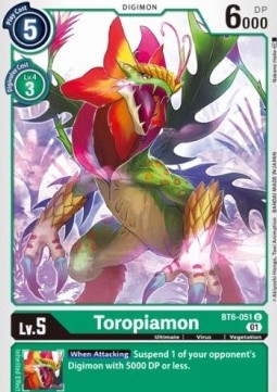 Toropiamon (BT6-051)⁣ - Double Diamond⁣ (Uncommon)⁣ [BT6-051]