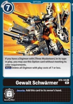 Gewalt Schwärmer (BT6-105)⁣ - Double Diamond⁣ (Uncommon)⁣ [BT6-105]