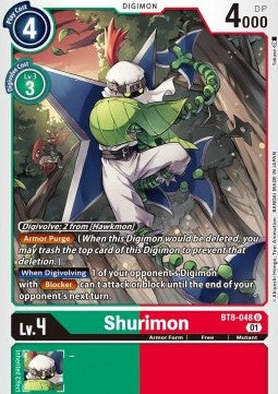 Shurimon (BT8-048)⁣ - New Awakening⁣ (Uncommon)⁣ [048]