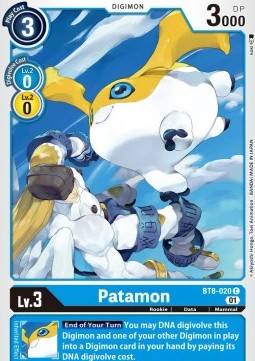 Patamon (BT8-020)⁣ - New Awakening⁣ (Common)⁣ [020]