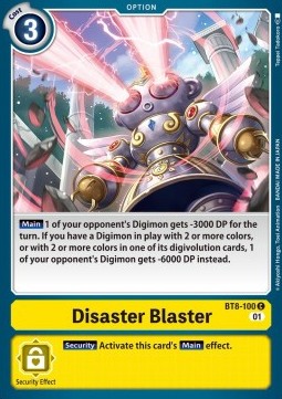 Disaster Blaster (BT8-100)⁣ - New Awakening⁣ (Common)⁣ [100]