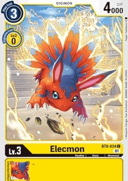 Elecmon (BT8-034)⁣ - New Awakening⁣ (Common)⁣ [034]