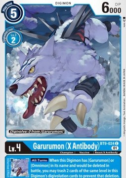 Garurumon (X Antibody) (BT9-024)⁣ - X Record⁣ (Common)⁣ [024]