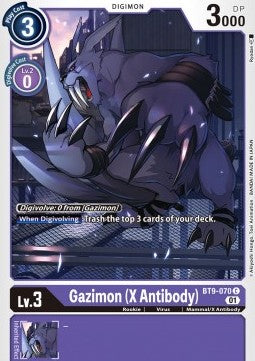 Gazimon (X Antibody) (BT9-070)⁣ - X Record⁣ (Common)⁣ [070]