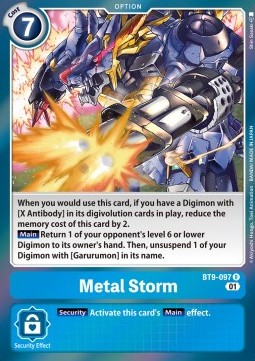 Metal Storm (BT9-097)⁣ - X Record⁣ (Rare)⁣ [097]