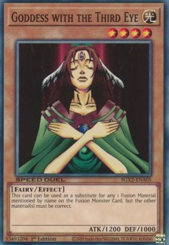 Goddess with the Third Eye⁣ - Speed Duel GX: Midterm Paradox⁣ (Common)⁣ [A05]