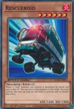 Rescueroid⁣ - Speed Duel GX: Midterm Paradox⁣ (Common)⁣ [B12]