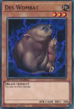 Des Wombat⁣ - Speed Duel GX: Midterm Paradox⁣ (Common)⁣ [E03]