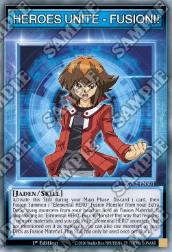 HEROES UNITE - FUSION!! (Skill)⁣ - Speed Duel GX: Midterm Paradox⁣ (Common)⁣ [S01]