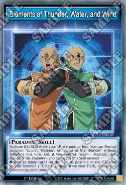 Elements of Thunder, Water, and Wind (Skill)⁣ - Speed Duel GX: Midterm Paradox⁣ (Common)⁣ [S10]