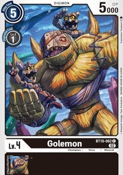 Golemon (BT10-062)⁣ - Xros Encounter⁣ (Common)⁣ [062]