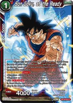 Son Goku, at the Ready⁣ - Fighter's Ambition⁣ (Common)⁣ [010]