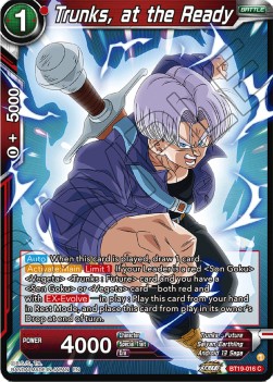 Trunks, at the Ready⁣ - Fighter's Ambition⁣ (Common)⁣ [016]