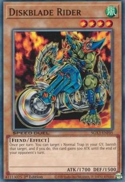 Diskblade Rider⁣ - Speed Duel GX: Duelists of Shadows⁣ (Common)⁣ [F05]