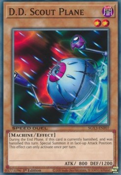 D.D. Scout Plane⁣ - Speed Duel GX: Duelists of Shadows⁣ (Common)⁣ [F07]