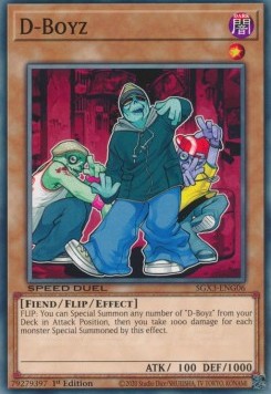 D-Boyz⁣ - Speed Duel GX: Duelists of Shadows⁣ (Common)⁣ [G06]