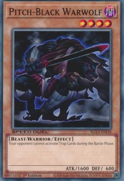 Pitch-Black Warwolf⁣ - Speed Duel GX: Duelists of Shadows⁣ (Common)⁣ [I18]