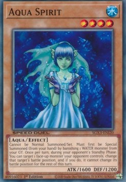 Aqua Spirit⁣ - Speed Duel GX: Duelists of Shadows⁣ (Common)⁣ [I20]