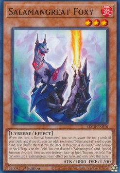 Salamangreat Foxy⁣ - Legendary Duelists: Soulburning Volcano⁣ (Common)⁣ [046]