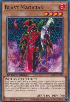 Blast Magician⁣ - Speed Duel: Streets of Battle City⁣ (Common)⁣ [A04]