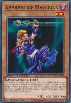 Apprentice Magician⁣ - Speed Duel: Streets of Battle City⁣ (Common)⁣ [A09]