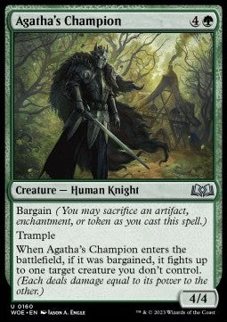 Agatha's Champion⁣ - Wilds of Eldraine⁣ (Uncommon)⁣ [160]