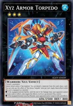 Xyz Armor Torpedo⁣ - Age of Overlord⁣ (Super Rare)⁣ [039]