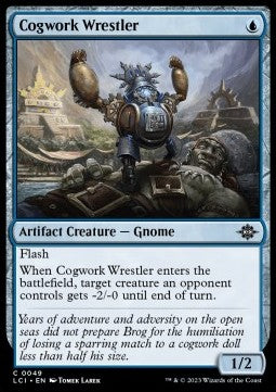 Cogwork Wrestler⁣ - The Lost Caverns of Ixalan⁣ (Common)⁣ [49]