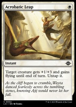 Acrobatic Leap⁣ - The Lost Caverns of Ixalan⁣ (Common)⁣ [2]