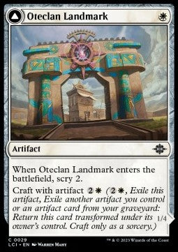 Oteclan Landmark // Oteclan Levitator⁣ - The Lost Caverns of Ixalan⁣ (Common)⁣ [29]