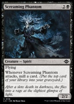 Screaming Phantom⁣ - The Lost Caverns of Ixalan⁣ (Common)⁣ [118]