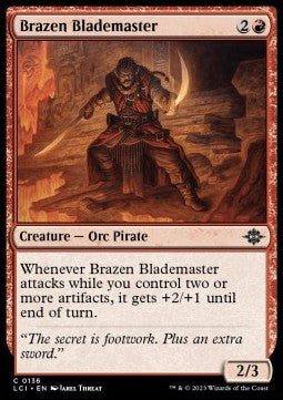 Brazen Blademaster⁣ - The Lost Caverns of Ixalan⁣ (Common)⁣ [136]