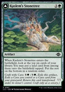 Kaslem's Stonetree // Kaslem's Strider⁣ - The Lost Caverns of Ixalan⁣ (Common)⁣ [197]