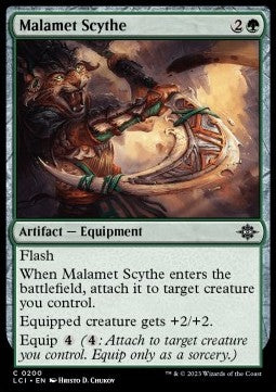 Malamet Scythe⁣ - The Lost Caverns of Ixalan⁣ (Common)⁣ [200]