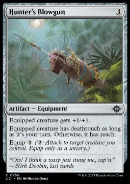 Hunter's Blowgun⁣ - The Lost Caverns of Ixalan⁣ (Common)⁣ [255]