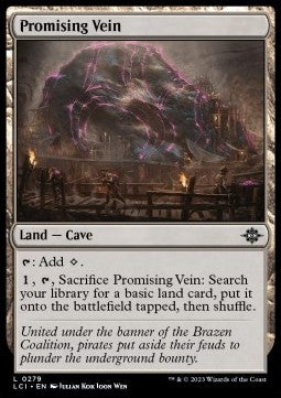 Promising Vein⁣ - The Lost Caverns of Ixalan⁣ (Land)⁣ [279]