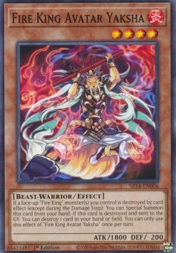 Fire King Avatar Yaksha⁣ - Structure Deck: Fire Kings⁣ (Common)⁣ [006]