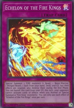 Echelon of the Fire Kings⁣ - Structure Deck: Fire Kings⁣ (Super Rare)⁣ [033]