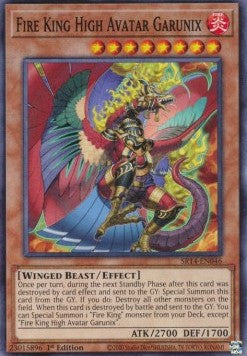 Fire King High Avatar Garunix⁣ - Structure Deck: Fire Kings⁣ (Common)⁣ [046]