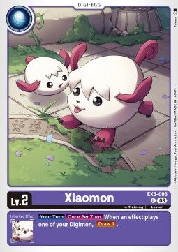 Xiaomon (EX5-006) (V.1)⁣ - Animal Colosseum⁣ (Uncommon)⁣ [006]