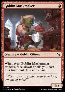 Goblin Maskmaker⁣ - Murders at Karlov Manor⁣ (Common)⁣ [130]