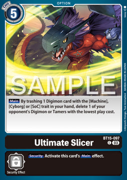 Ultimate Slicer (BT15-097)⁣ - Exceed Apocalypse⁣ (Common)⁣ [097]