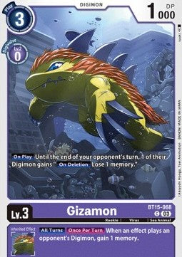 Gizamon (BT15-068)⁣ - Exceed Apocalypse⁣ (Common)⁣ [068]